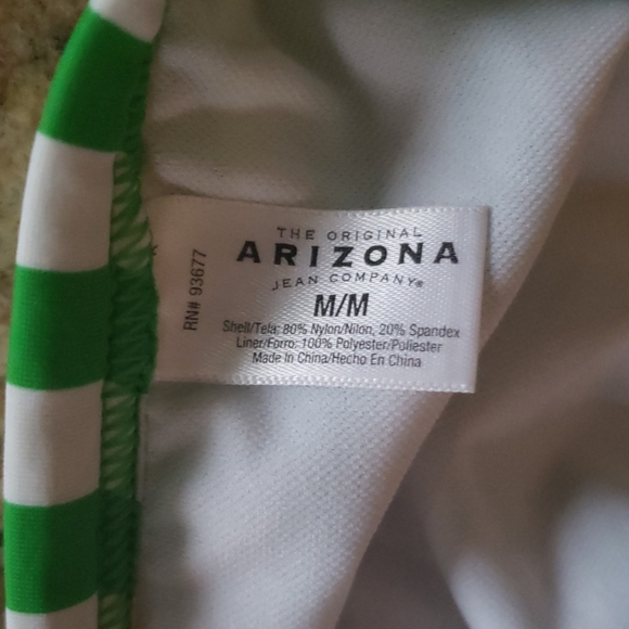 Arizona Jean Company | Swim | Striped Ruffle String Bikini Set | Poshmark